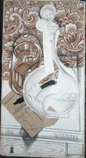 Still Life with Bottle  1914