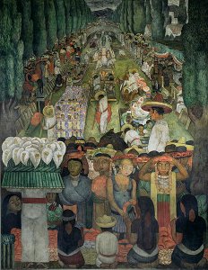 Friday of Sorrows on the Canal of Santa Anita, in the Court of the Fiestas, 1924