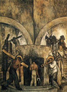 Entry into the Mine (Entrada a la mina) 1923