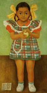 Portrait of the Young Girl Elenita Carrillo Flores (Retrato de la nina Elenita Carrillo Flores) 1952